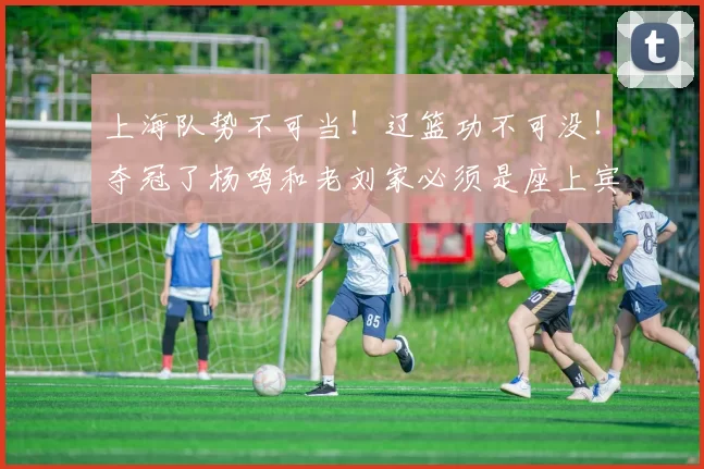 上海队势不可当！辽篮功不可没！夺冠了杨鸣和老刘家必须是座上宾